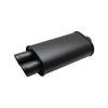 VIBRANT / STREET POWER / FLAT BLACK STAINLESS STEEL MUFFLER / 3.00 INCH INLET / DUAL 3.00 INCH TIP (VIB1149)