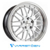 VARRSTOEN WHEELS - ES1 - HYPER SILVER (18 X 9.5) +12 ET (5 X 114.3 MM) 73.1 CB