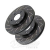 EBC / SLOTTED AND DIMPLES / FRONT BRAKE ROTORS / SOLD AS PAIRS (GD946) *** ACURA INTEGRA TYPE-R (1994-2001)