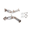 BERK / EXHAUST DOWN-PIPES / WITH HIGH FLOW CATS (BT1407-HFC-MET) *** NISSAN 350Z (2007-2008) VQ35HR ENGINE