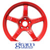 GRAM LIGHTS WHEELS - 57CR - MILANO RED (18 X 9.5) +38 ET (5 X 114.3 MM) 73 CB / WGCRX38EMRP