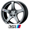 SSR WHEELS - GTV01 - GLARE SILVER COLOR (18 X 9.5) +22 ET (5 X 114.3 MM) 73 CB