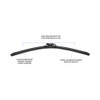 PIAA / SI-TECH / SILICONE WIPER BLADE / 17 INCH FRAMELESS BEAM (97043) *** SOLD AS SINGLES