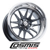 COSMIC RACING WHEELS - XT206R - GUN METAL MACHINED LIP (17 X 8.0) +30 ET (5 X 114.3 MM) 73.1 CB