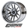 COSMIC RACING WHEELS - XT206R - BLACK CHROME (17 X 8.0) +30 ET (5 X 100 MM) 73.1 CB