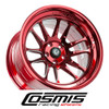 COSMIC RACING WHEELS - XT206R - HYPER RED (18 X 11.0) +8 ET (5 X 114.3 MM) 73.1 CB