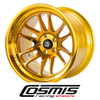 COSMIC RACING WHEELS - XT206R - HYPER GOLD (18 X 9.0) +33 ET (5 X 114.3 MM) 73.1 CB