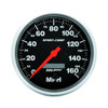 AUTO METER (3989) IN-DASH SPEEDOMETER, 5.00 INCH, 0-160 MPH, ELECTRIC, SPORT-COMP SERIES