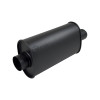 VIBRANT / STREET POWER / FLAT BLACK STAINLESS STEEL MUFFLER / 3.50 INCH INLET / SINGLE 3.50 INCH TIP (VIB1153)