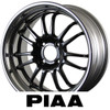 PIAA WHEELS - FR7 - GLOSS BLACK COLOR (16 X 7.0) +42 ET (4 X 100 MM) 14.9 LBS EACH