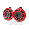 HELLA (003399801) TWIN SUPERTONE HORNS, RED COLOR