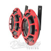 HELLA (003399801) TWIN SUPERTONE HORNS, RED COLOR