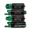AEM / 340 LPH / GAS + E85 COMPATIBLE / HIGH FLOW FUEL PUMP WITH HOOKS (50-1215) *** UNIVERSAL APPLICATIONS