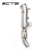 CTS / CATLESS DOWN-PIPE (CTS-EXH-DP-0024-S) *** TOYOTA GR SUPRA (2020-2023) 3.0L TURBO