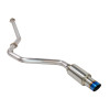 REMARK / R1 SPEC / SINGLE CAT-BACK EXHAUST SYSTEM / TITANIUM BLUE TIP (RK-C1076S-03T) *** SUBARU WRX (2022-2026) 2.4L TURBO