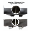 MISHIMOTO / FRONT MOUNT INTERCOOLER KIT / BLACK CORE WITH BLACK CHARGE-PIPES (MMINT-STNGR-18BK) *** GENESIS G70 (2018-2023) 3.3L TWIN TURBO