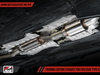 AWE / TOURING EDITION / CAT-BACK EXHAUST SYSTEM / TRIPLE CHROME TIPS (3015-52004) *** HONDA CIVIC TYPE-R (2017-2021) FK8 / 2.0L TURBO