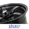 GRAM LIGHTS WHEELS - 57CR - GLASS BLACK (18 X 9.5) +38 ET (5 X 114.3 MM) 73 CB / WGCRX38EGBP