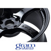 GRAM LIGHTS WHEELS - 57CR - GLASS BLACK (18 X 9.5) +38 ET (5 X 114.3 MM) 73 CB / WGCRX38EGBP