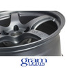 GRAM LIGHTS WHEELS - 57CR - GUN METALLIC (18 X 9.5) +38 ET (5 X 114.3 MM) 73 CB / WGCRX38EHGP