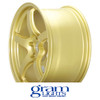 GRAM LIGHTS WHEELS - 57CR - GOLD (17 X 9.0) +38 ET (5 X 114.3 MM) 73 CB / WGCRQ38EEGP