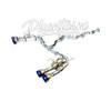 INVIDIA / GEMINI R400 / DUAL CAT-BACK EXHAUST SYSTEM / BLACK TIPS (HS22WRXGM4SB) *** SUBARU WRX (2022-2026) 2.4L TURBO