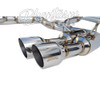 INVIDIA / GEMINI R400 / DUAL CAT-BACK EXHAUST SYSTEM / BLACK TIPS (HS22WRXGM4SB) *** SUBARU WRX (2022-2026) 2.4L TURBO