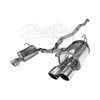 INVIDIA / Q300 / DUAL CAT-BACK EXHAUST SYSTEM / STAINLESS TIPS (HS22WRXG3S) *** SUBARU WRX (2022-2026) 2.4L TURBO