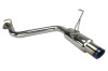 INVIDIA / N1 / SINGLE CAT-BACK EXHAUST SYSTEM / STAINLESS TIP (HS22SW4GTP) *** SUBARU WRX (2022-2026) 2.4L TURBO