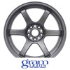 GRAM LIGHTS WHEELS - 57DR - GLOSS GRAY (17 X 9.0) +38 ET (5 X 114.3 MM) 73.1 CB / WGIQ38EAG