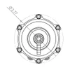 TIAL / Q.10BK / 50 MM BOV / BLOW OFF VALVE / 10 PSI SPRING / BLACK COLOR (002568)