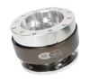 NRG / STEERING WHEEL QUICK RELEASE HUB / SHINY SILVER BODY / TITANIUM RING (SRK-200-1SL)