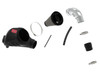 AFE / TAKEDA COLD AIR INTAKE SYSTEM / CHROME PIPING / PRO-5R OIL FILTER (TM-1018P-R) *** HONDA CIVIC SI (2012-2015) 2.4L / K24 ENGINE