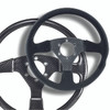 SPARCO 385 CARBON COMPETITION / 330 MM STEERING WHEEL / BLACK SUEDE / CARBON FIBER SPOKE (015RC385SN)
