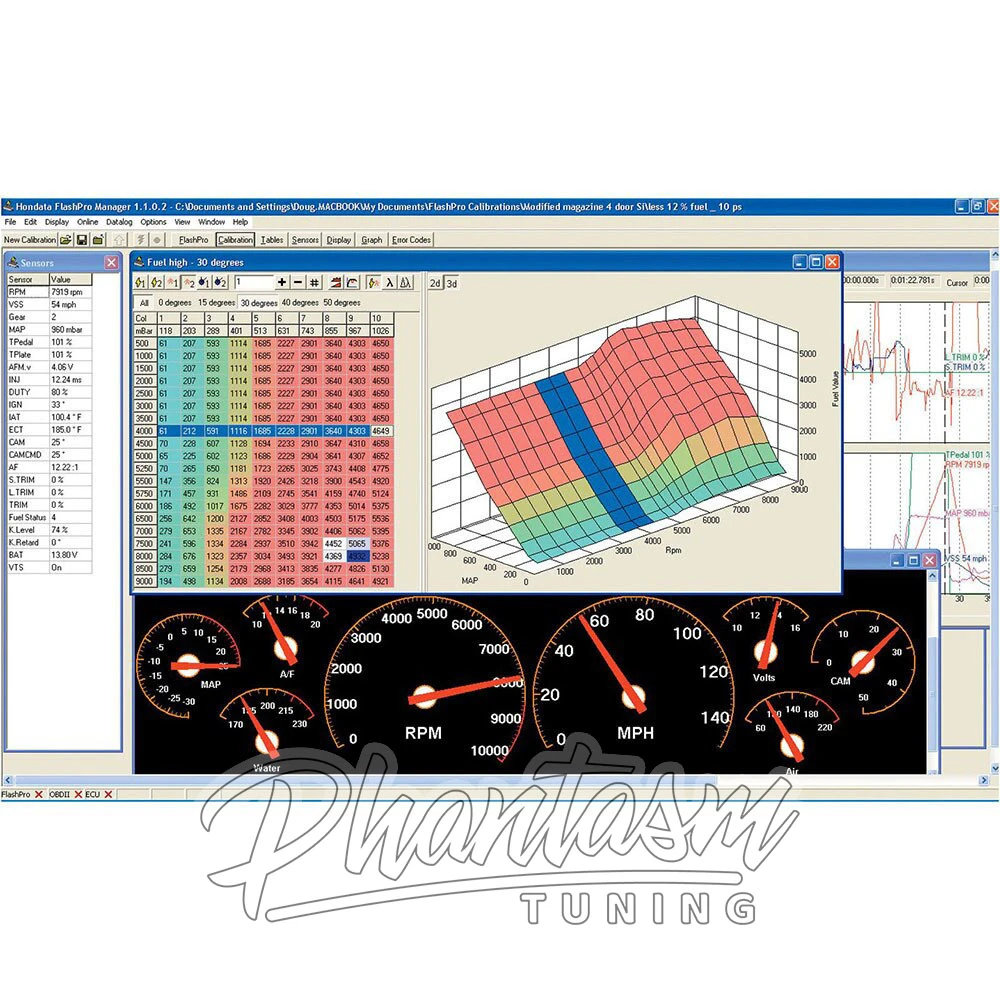 HONDATA / FLASHPRO TUNER / ENGINE MANAGEMENT SYSTEM (FP-ACRD-13) *** HONDA ACCORD (2013-15) 2.4L ENGINE