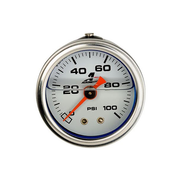 AEROMOTIVE / FUEL PRESSURE GAUGE / LIQUID FILLED (15633)