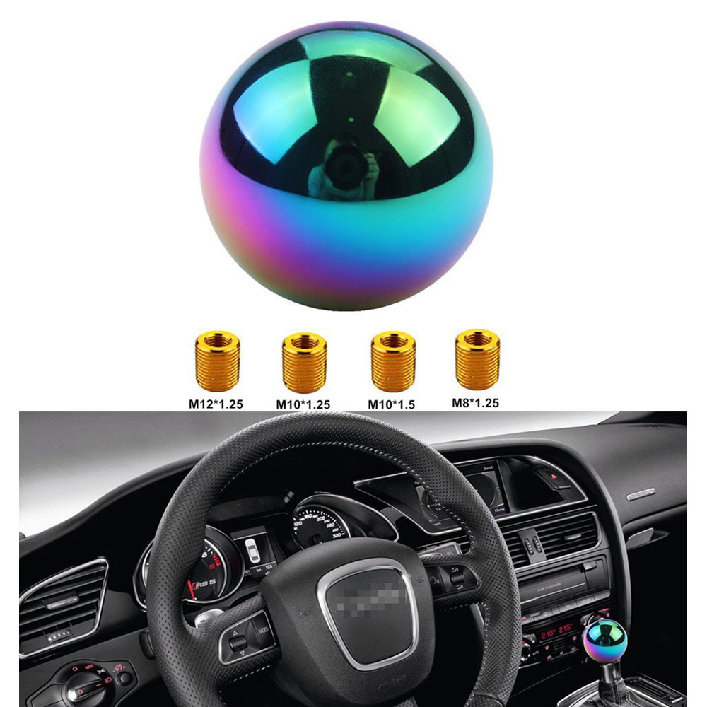 ALPHA SPEED, UNIVERSAL SHIFT KNOB, BALL STYLE, NEO CHROME COLOR (M8, M10, M12)