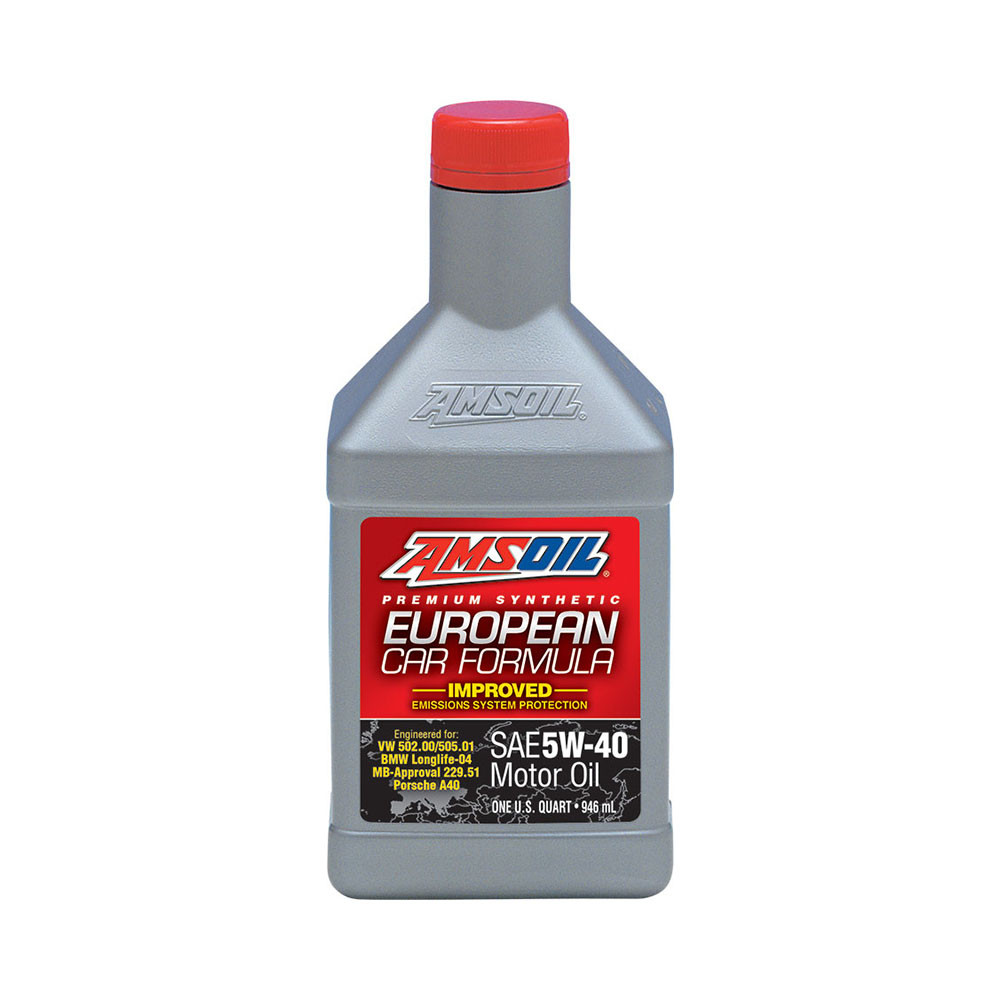 AMSOIL (SAE 5W-40) IMPROVED ESP / EUROPEAN CAR FORMULA / SYNTHETIC MOTOR OIL (AFLQT) *** 1 QUART ***