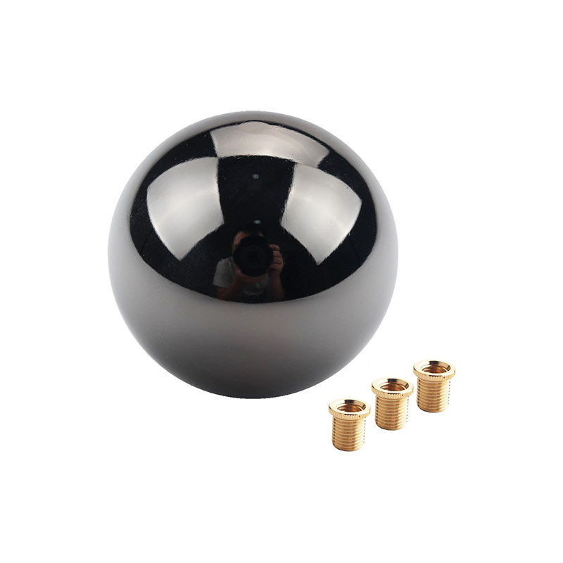 ALPHA SPEED, UNIVERSAL SHIFT KNOB, BALL STYLE, BLACK CHROME COLOR (M8, M10, M12)