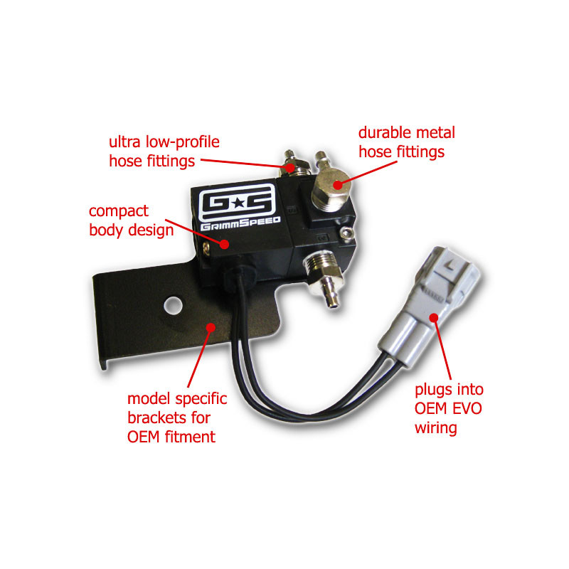GRIMMSPEED / 3-PORT EBC / ELECTRONIC BOOST CONTROL SOLENOID (057033) *** MITSUBISHI LANCER EVO 8 (2003-2005)