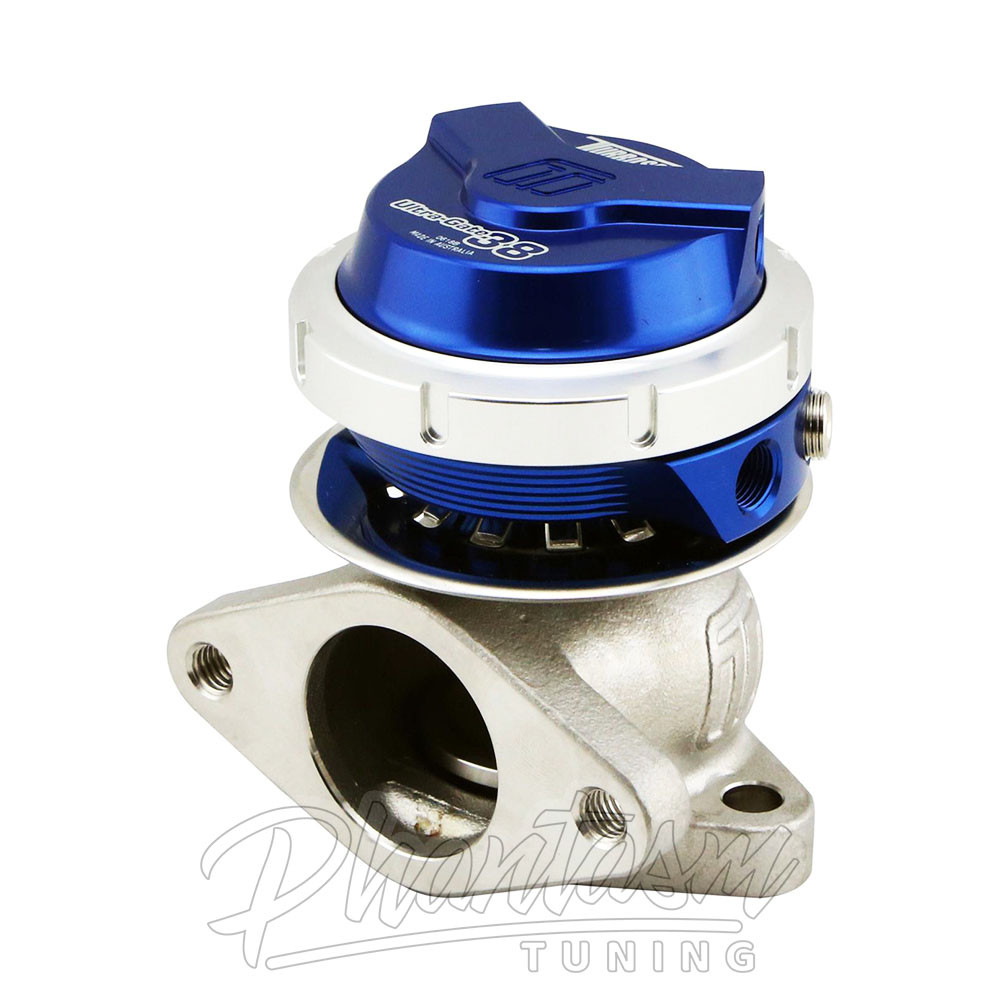 TURBOSMART / 38 MM WG / 2 BOLT FLANGE / GEN 5 ULTRAGATE EXTERNAL WASTEGATE / BLUE COLOR (TS-0551-1001) *** 7 PSI SPRING INSTALLED