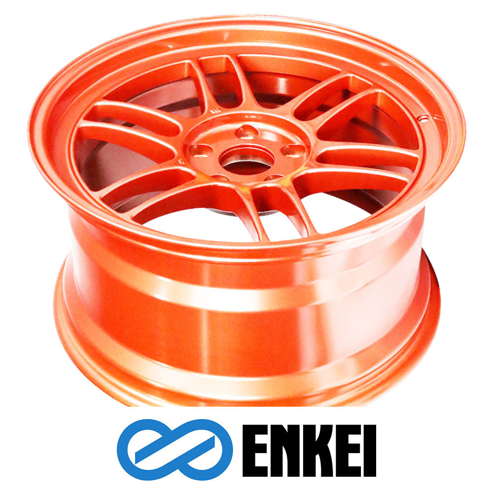 ENKEI WHEELS - RPF1 - ORANGE COLOR (17 X 9.0) +35 ET (5 X 114.3 MM) 73 CB / 3797906535OR