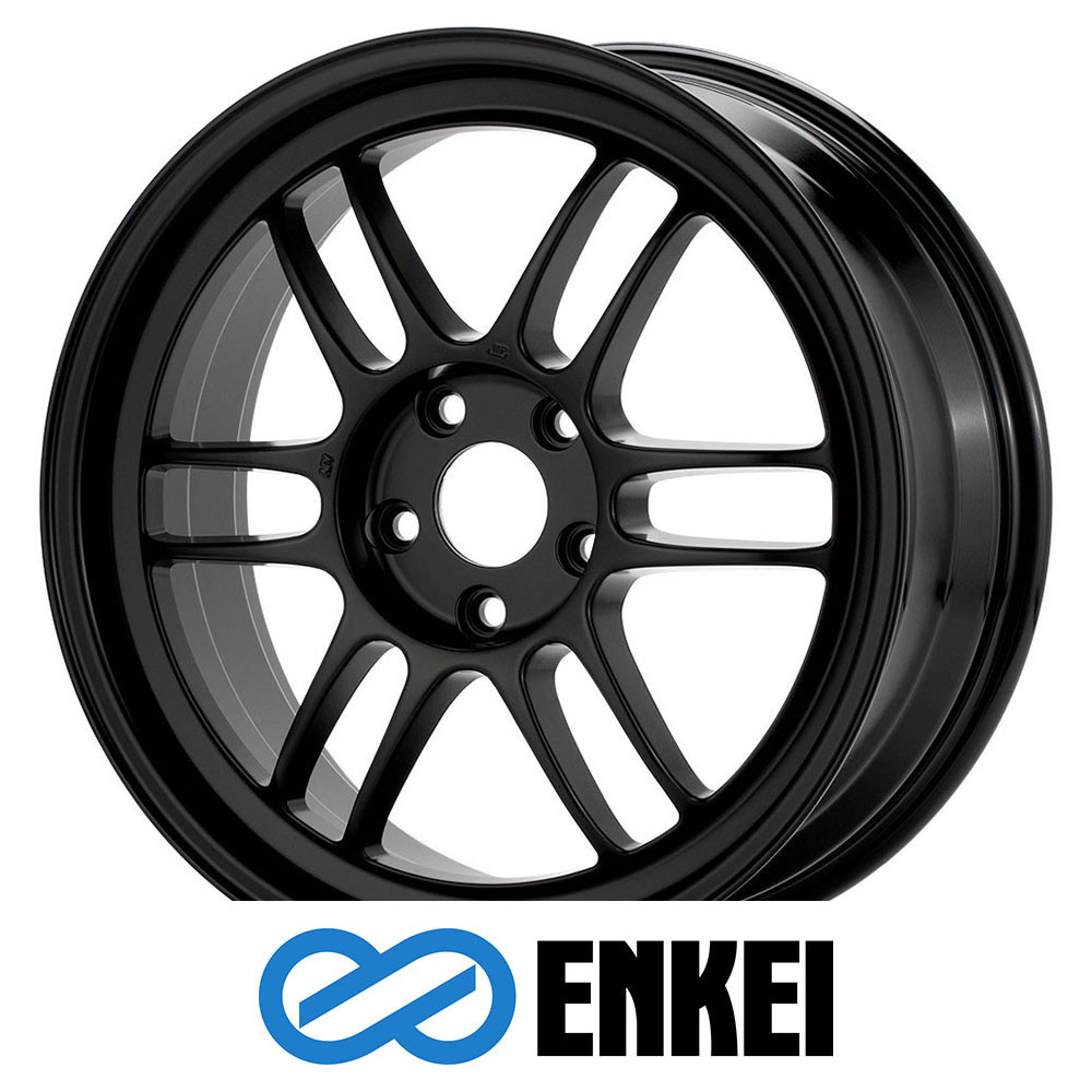 ENKEI WHEELS - RPF1 - MATTE BLACK COLOR (15 X 8.0) +28 ET (4 X 100 MM) 73 CB / 3795804928BK