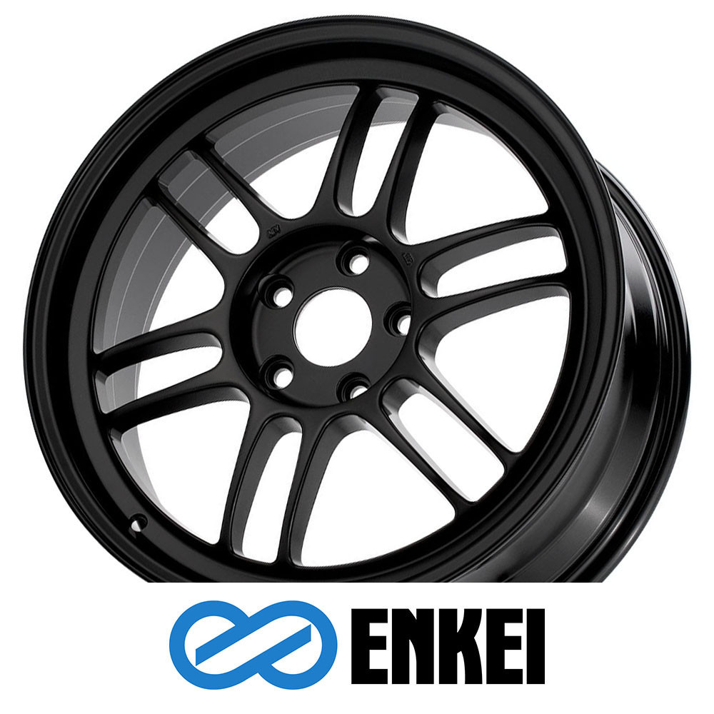 ENKEI WHEELS - RPF1 - MATTE BLACK COLOR (16 X 8.0) +38 ET (4 X 100 MM) 73 CB / 3796804938BK