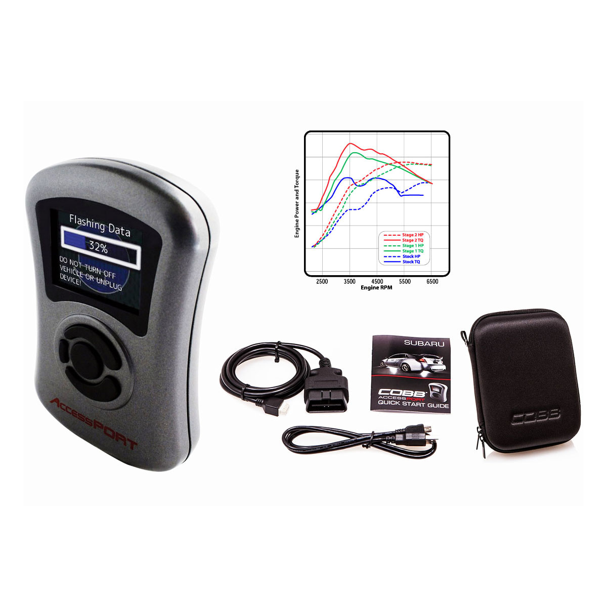 COBB / ACCESSPORT V2 TUNER / ENGINE MANAGEMENT SYSTEM (AP-SUB-002) *** SUBARU WRX STI (2004-2007)