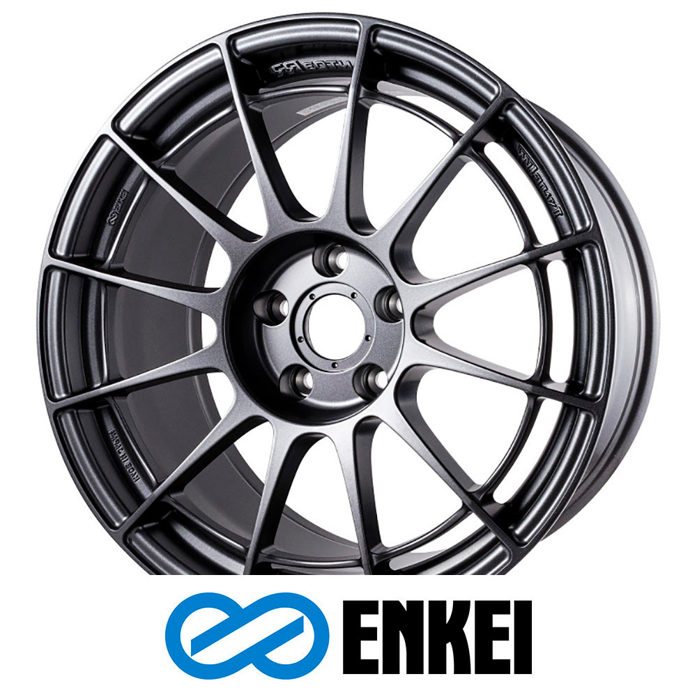 ENKEI WHEELS - NT03RR - MATTE GUN METAL COLOR (17 X 9.0) +45 ET (5 X 114.3 MM) 72.6 CB / 512-790-6545GM