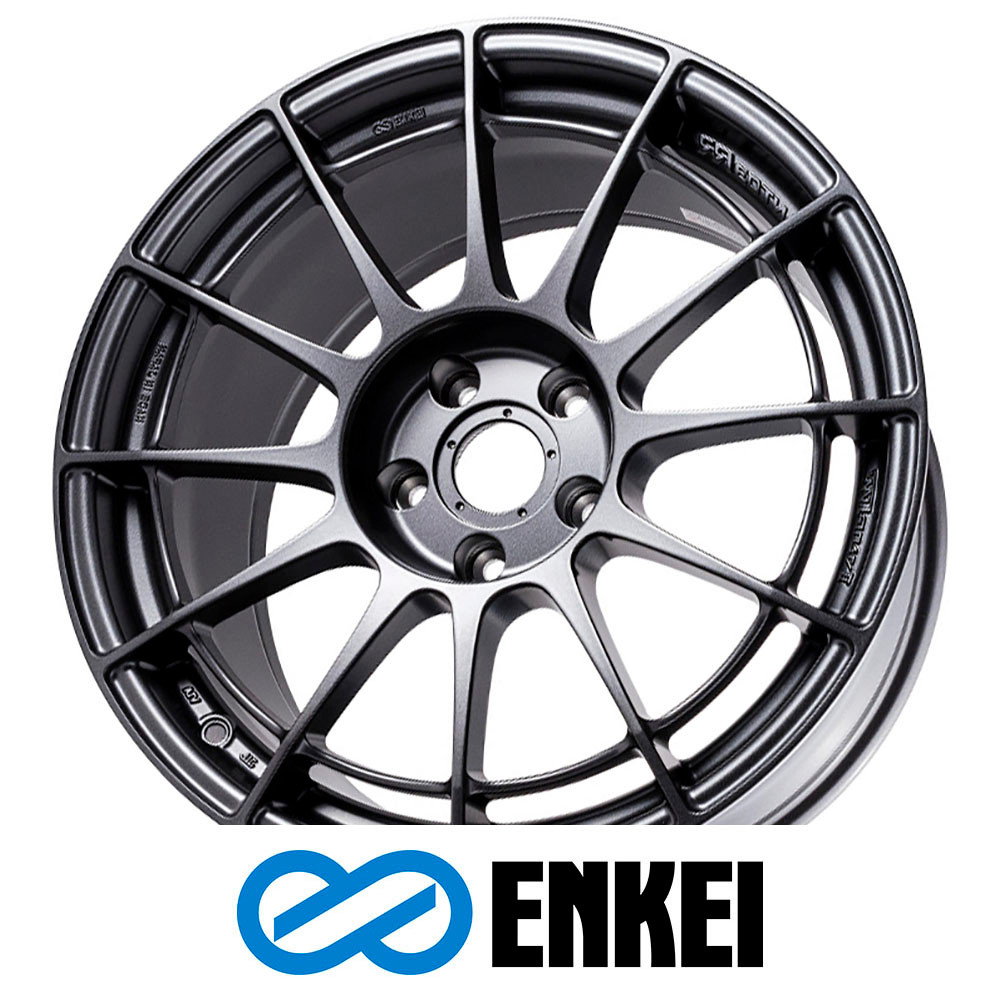 ENKEI WHEELS - NT03RR - MATTE GUN METAL COLOR (18 X 9.0) +40 ET (5 X 100 MM) 75 CB / 512-890-8040GM