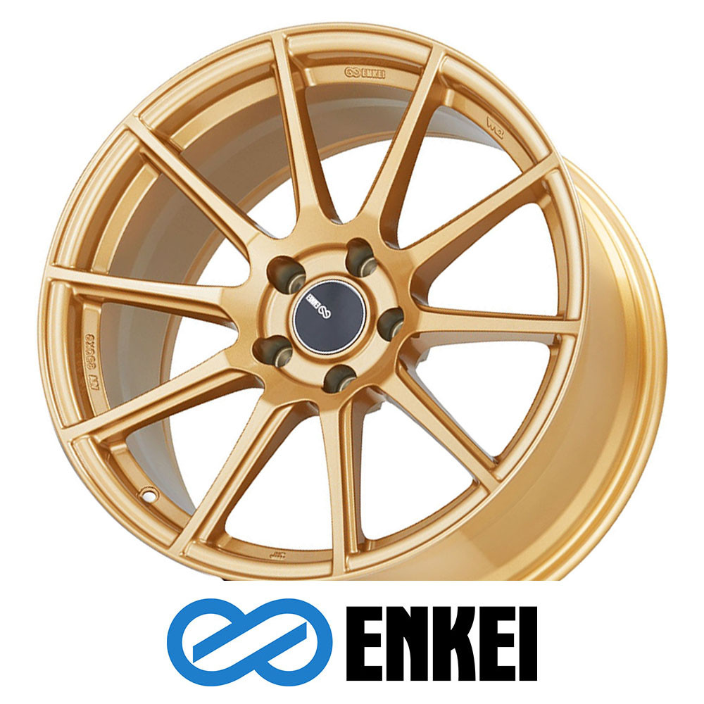 ENKEI WHEELS - TS10 - GOLD COLOR (17 X 8.0) +45 ET (5 X 100 MM) 72.6 CB / 4997808045GG