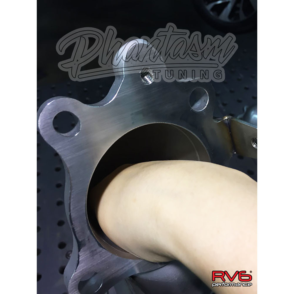 RV6 (DP-ARD15-18) UNCOATED, CATLESS DOWN-PIPE, HONDA ACCORD (2018-19) 1.5L TURBO