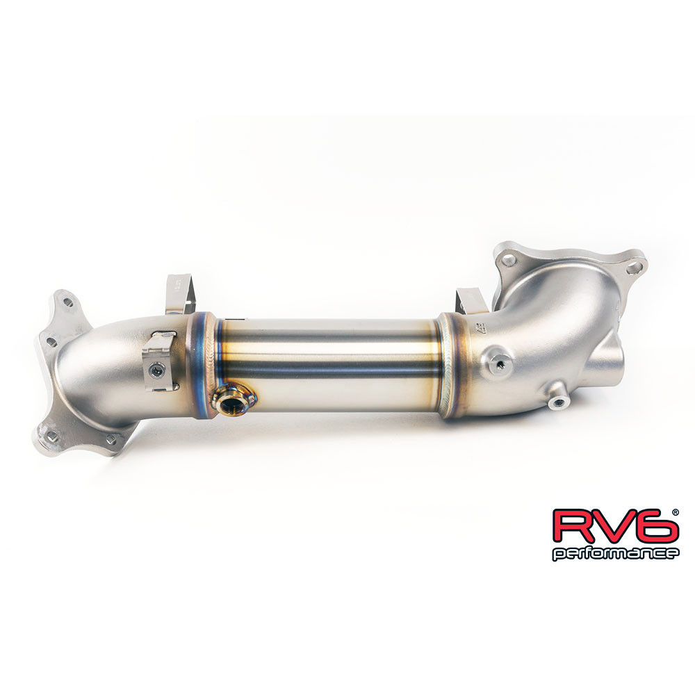 RV6 / CATLESS DOWN-PIPE / EXHAUST SYSTEM *** HONDA ACCORD (2018-2022) 2.0L TURBO